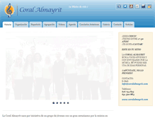 Tablet Screenshot of coralalmayrit.com